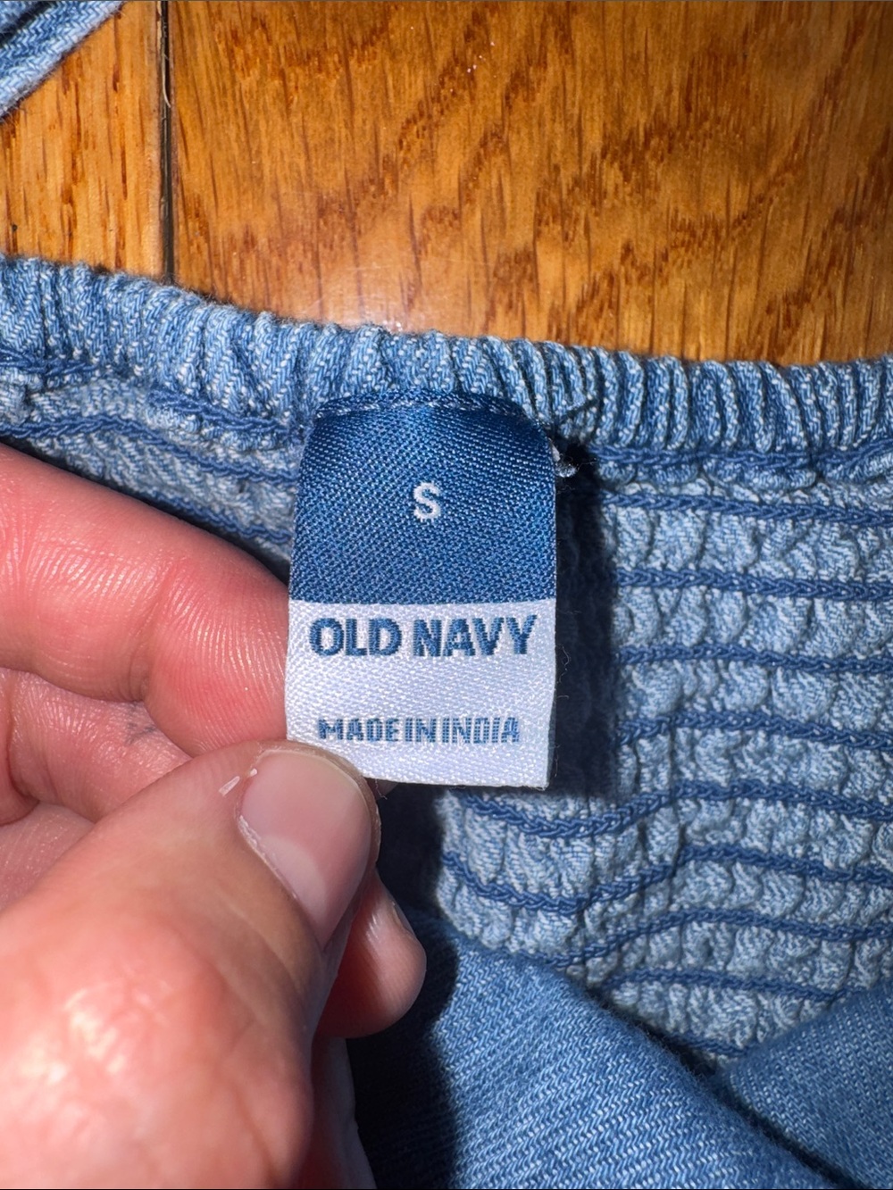 Old Navy Light Blue Denim Jumpsuit - Picture 3 of 3